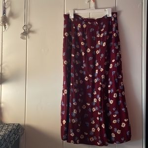 Vintage printed skirt